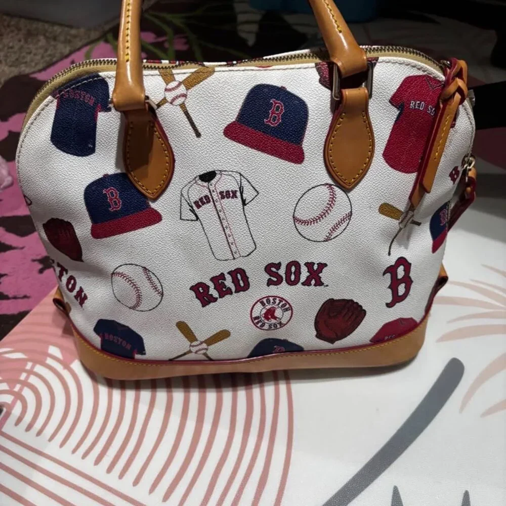 Dooney & Bourke MLB Boston Red Sox Zip Zip Satchel - RED SOX - Picture 4 of 4